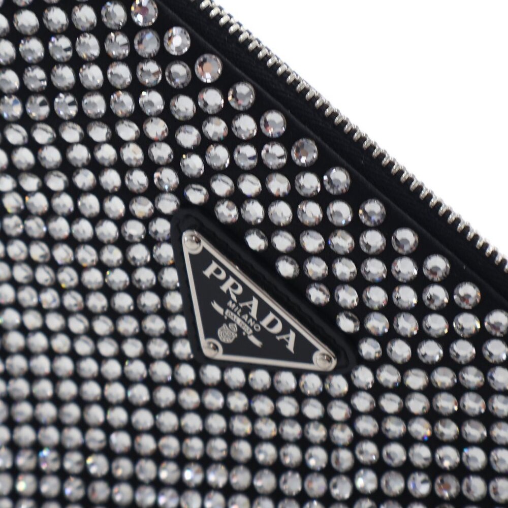 Prada Small Crystal Triangle Bag - image 4
